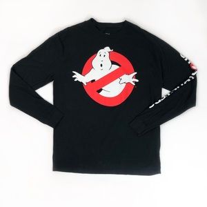 Ripple Junction Shirts - Long Sleeve Ghostbusters Tee Shirt Ripple Junction Shirts - Long Sleeve Ghostbusters Tee Shirt